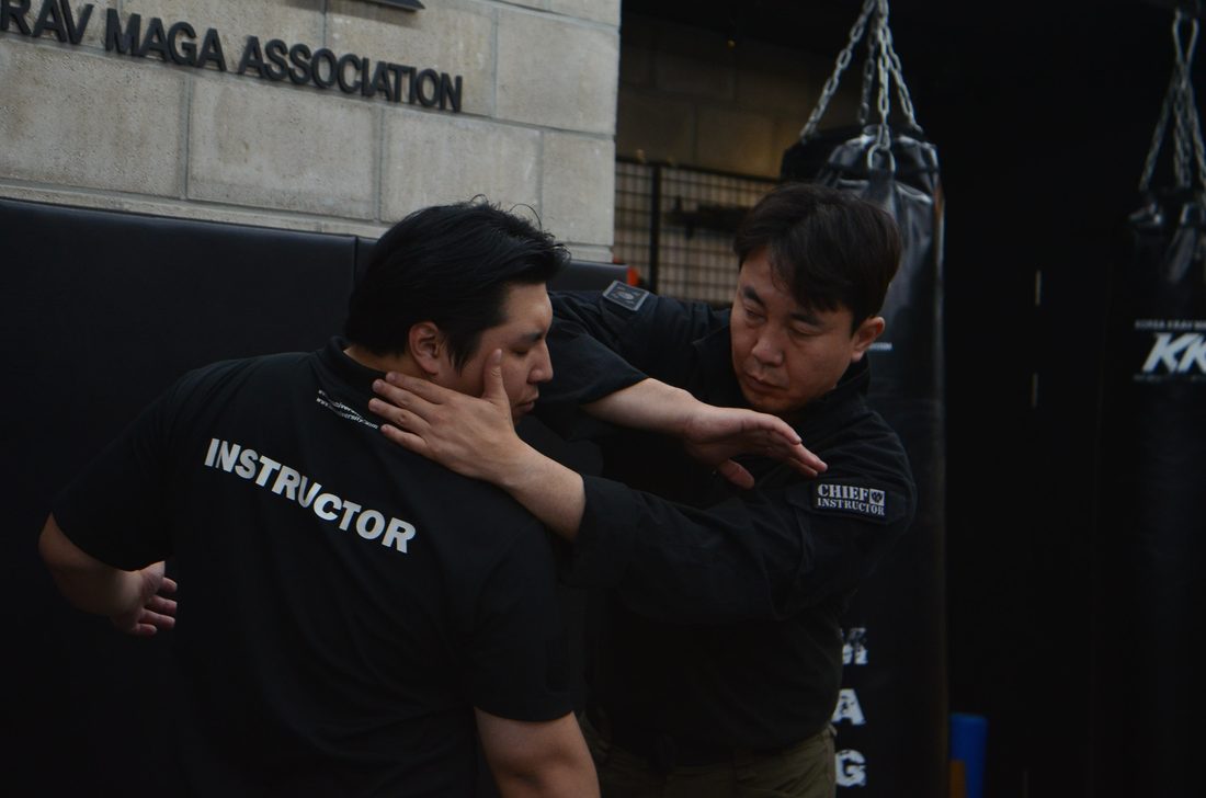 Chief Instructor demonstrating a KKM technique